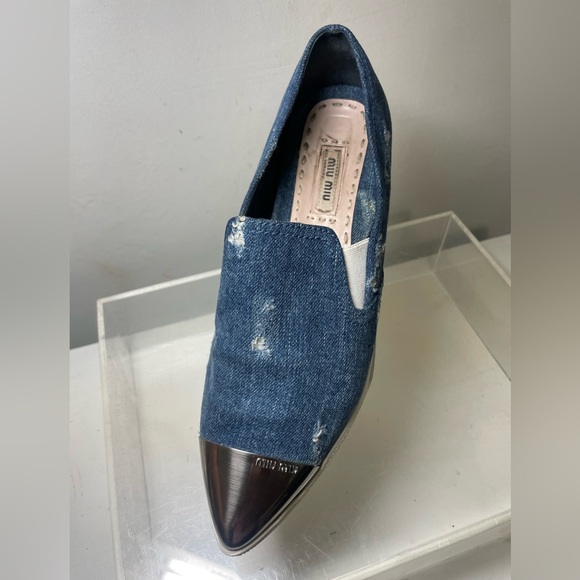 MIU MIU wedges Snearkers sz 37 made in italy - Picture 10 of 15
